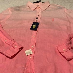 Polo long sleeve button down shirt